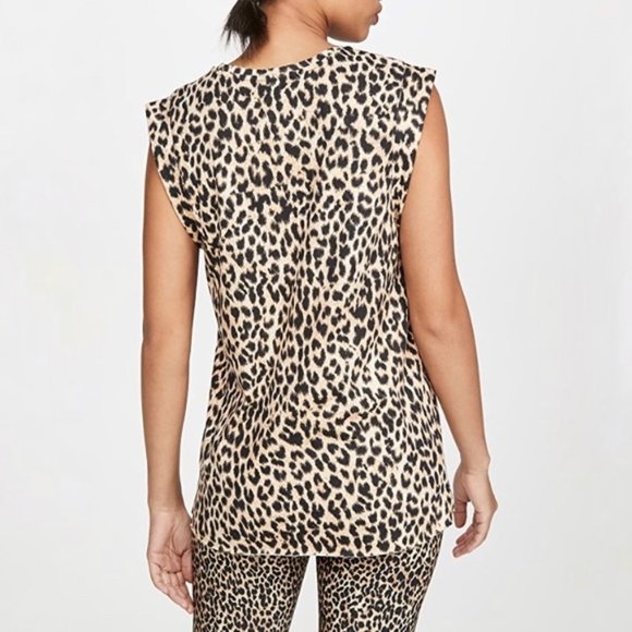 Anthro The Upside Leo Love Leopard Muscle Tank - Picture 6 of 7